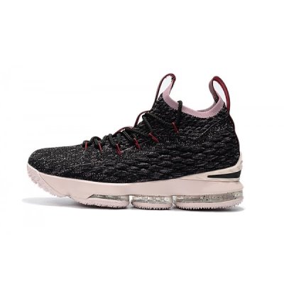 Nike Erkek Lebron 15 Siyah / Gri / Kırmızı Basketbol Ayakkabısı Türkiye - JHJ7MR2T